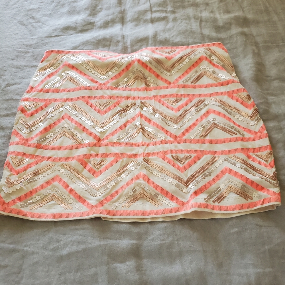 Express Aztec mini skirt